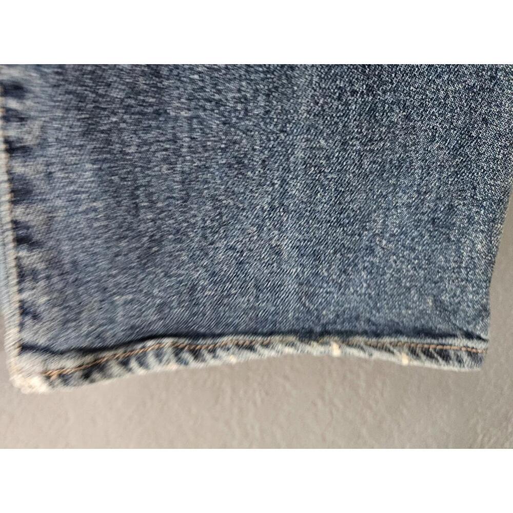 Women's So Denim Jeans Pants Size 0 24W Blue High Rise 90s Bootcut Distressed - Picture 12 of 16